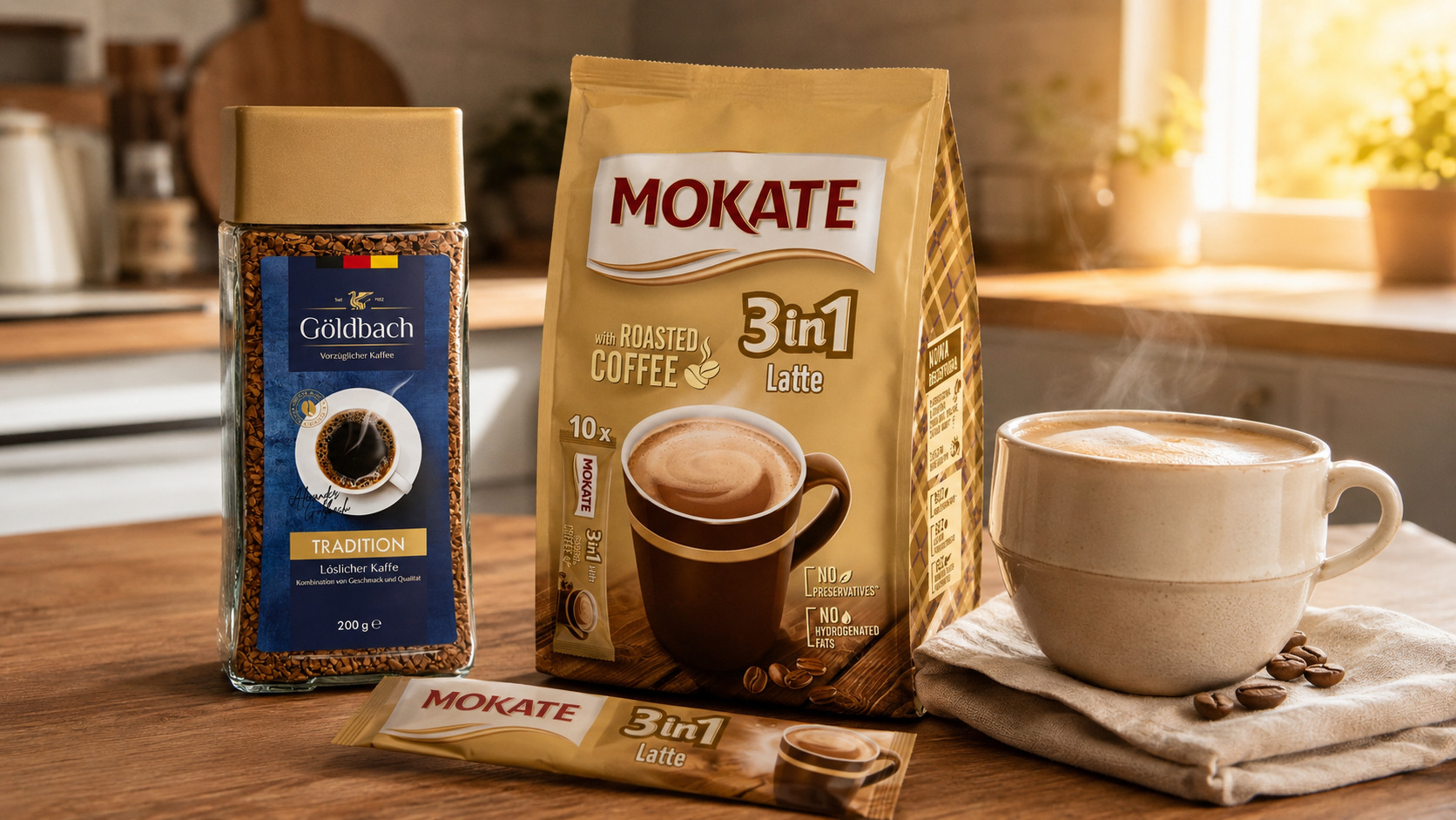 Instantní káva různých druhů v moderní kuchyni – jak vybrat nejlepší instant coffee podle chuti a životního stylu